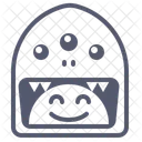 Swallowed Smile Smiley Icon