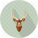 Swamp Deer Head Icon