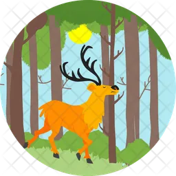 Swamp deer  Icon