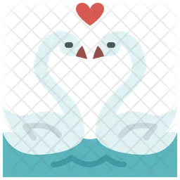 Swan couple  Icon
