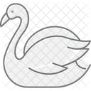 Swan Bird Elegant Icon