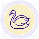 Swan Bird Elegant Icon