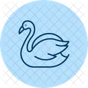 Swan Bird Elegant Icon