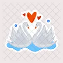 Swan Love  Icon
