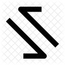 Swap Diagonal Flip Icon