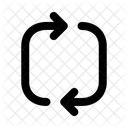 Swap Square Arrow Navigation Navigate Icon