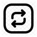 Swap Square Arrow Navigation Navigate Icon
