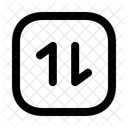 Swap Vertical Squarearrow Navigation Navigate Icon