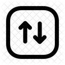 Swap Vertical Squarearrow Navigation Navigate Icon