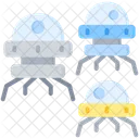 Swarm Technology Alien Icon