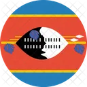 Swasiland Flagge Welt Symbol