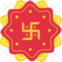 Diwali Rangoli Celebration Decoration Icon