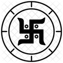 Swastik Hindu Festival Icon