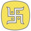 Swastik Hindu Festival Icon