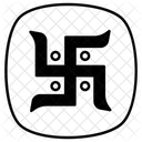 Swastik Hindu Festival Icon