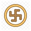 Swastika Religion Sign Hindu Religion Sign Icon
