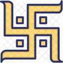 Swastika Hinduism Prosperity Sign Icon