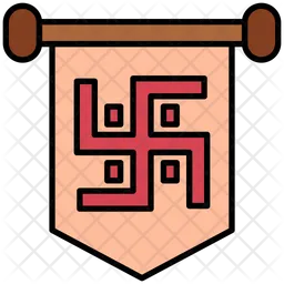 Swastika Banner  Icon