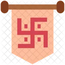 Swastika Banner  Icon
