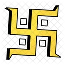 Swastika Celebration Traditional Icon