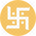 Swastika Hinduism Prosperity Sign Icon