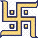 Swastika Hinduism Prosperity Sign Icon