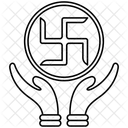 Swastika Hindu Diwali Icon