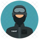 Swat Mask Man Icon