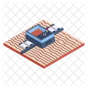 Agricutural Farming Field Icon