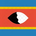Swaziland Flag World Icon