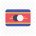 Swaziland Flag Country Icon