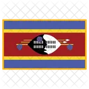 Swaziland Flag Country Icon