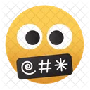 Swearing Mad Emoji Icon