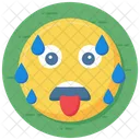 Sweat Emoji Emoticon Emoji Icon