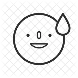 Sweat Emoji Icon