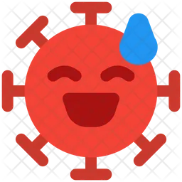Sweat Smile Emoji Icon