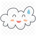 Sweat Smile cloud  Icon