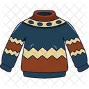 Sweater Jacket Season Icon