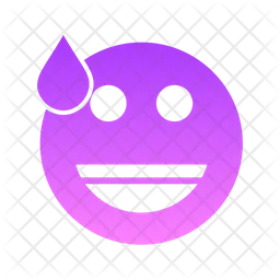 Sweating Emoji Icon