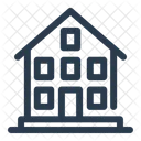 Swedish House House Red Icon