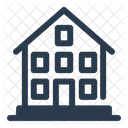 Swedish House House Red Icon