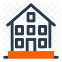 Swedish House House Red Icon