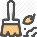 Sweep Clean Cleaning Icon