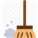 Sweep Broom Cleaning Icon
