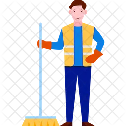 Sweeper man  Icon