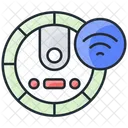 Sweeping Robot Cleaner Technology Icon