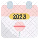 Sweet 2023 Calendar Symbol