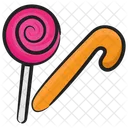 Sweet Candies Lollipop Sweets Icon