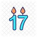 Sweet Candle Candle Th Birthday Icon