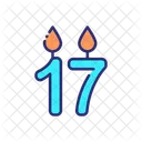 Sweet Candle Candle Th Birthday Icon